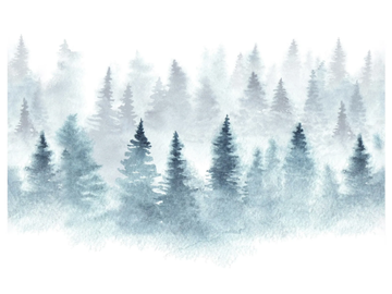 WINTER FOREST - Panoramic wallpaper by PaperMint - view 3
