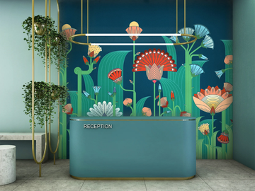 JARDIN EXOTIQUE - Panoramic wallpaper by PaperMint - view 2