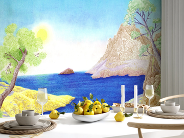 PLAGE - Panoramic wallpaper by PaperMint - view 2