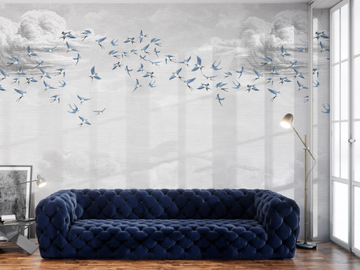 SWALLOW CLOUD - Panoramic wallpaper by PaperMint - view 2