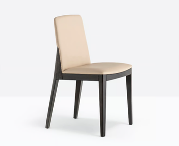 ALLURE 735 - Upholstered wooden chair by Pedrali - view 2