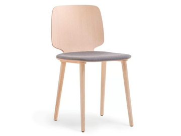 BABILA 2700/A - Wooden chair with integrated cushion by Pedrali - view 2
