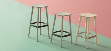 BABILA 2703 - Wooden stool by Pedrali - view 3