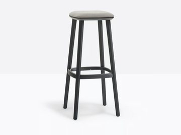 BABILA 2706/A - High ash stool with footrest by Pedrali - view 3