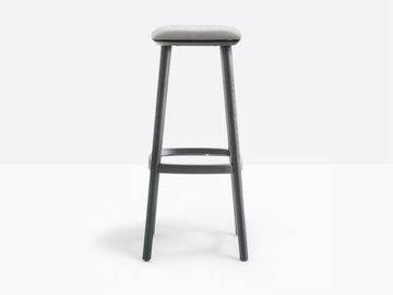 BABILA 2706/A - High ash stool with footrest by Pedrali - view 2