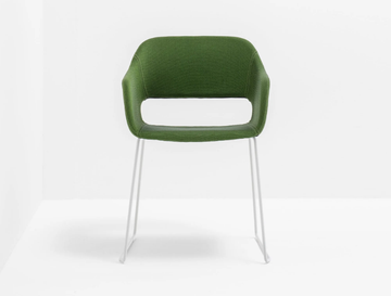 BABILA 2746 - Sled base fabric chair by Pedrali - view 3