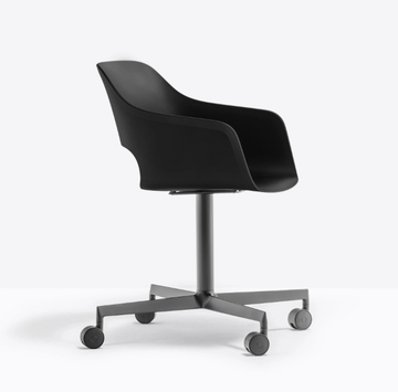 BABILA 2775 - With 4-spoke base polypropylene chair with castors by Pedrali - view 3