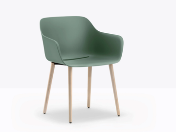BABILA XL 2754 - Polypropylene easy chair with armrests by Pedrali - view 2