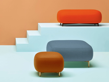 BUDDY 214 - Backless fabric bench seating by Pedrali - view 3