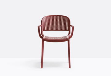 DOME 266 - Polypropylene chair with armrests by Pedrali - view 3