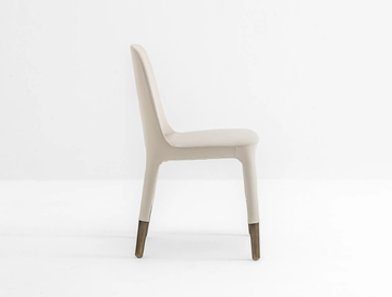 ESTER 691 - Upholstered leather restaurant chair by Pedrali - view 3