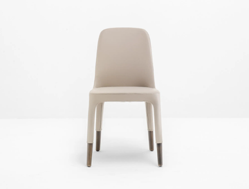 ESTER 691 - Upholstered leather restaurant chair by Pedrali - view 2