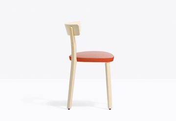 FOLK 2940 - Ash chair with integrated cushion by Pedrali - view 3
