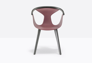FOX 3725 - Stackable polypropylene chair with armrests by Pedrali - view 3