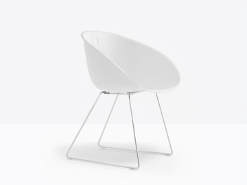 GLISS 920 - Sled base technopolymer chair by Pedrali - view 2