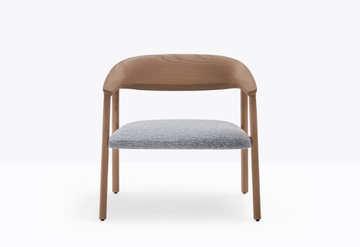 HÉRA LOUNGE 2869 - Ash easy chair with integrated cushion by Pedrali - view 3