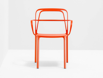 INTRIGO 3715 - Die cast aluminium chair with armrests by Pedrali - view 3