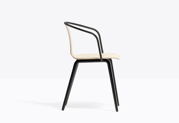 JAMAICA 2915 - Multi-layer wood chair with armrests by Pedrali - view 3