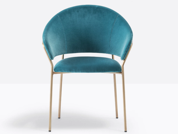 JAZZ 3716 - Upholstered fabric chair with armrests by Pedrali - view 2