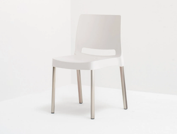 JOI - Stackable polypropylene chair by Pedrali - view 2