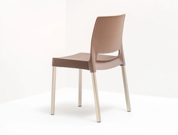 JOI - Stackable polypropylene chair by Pedrali - view 3