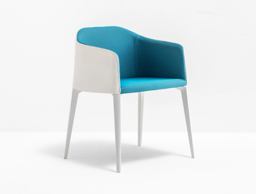 LAJA 885 - Upholstered chair with armrests by Pedrali - view 3