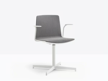 NOA 728/2 - With 4-spoke base chair with armrests by Pedrali - view 3
