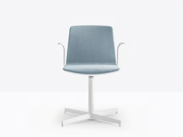 NOA 728/2 - With 4-spoke base chair with armrests by Pedrali - view 2