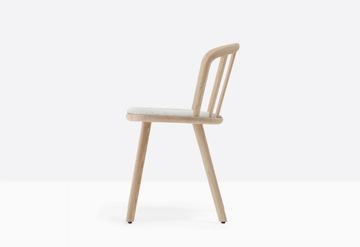 NYM 2831 - Ash chair with integrated cushion by Pedrali - view 3