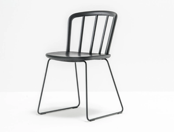 NYM 2850 - Sled base ash chair by Pedrali - view 2