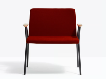 OSAKA METAL 5729 - Upholstered fabric easy chair by Pedrali - view 3