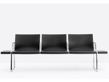 PLURAL P02013/2014/2016/2019 - Bench with armrests by Pedrali - view 2