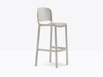 DOME 262 / 263 - Polypropylene stool with back by Pedrali - view 2
