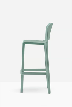 DOME 262 / 263 - Polypropylene stool with back by Pedrali - view 3