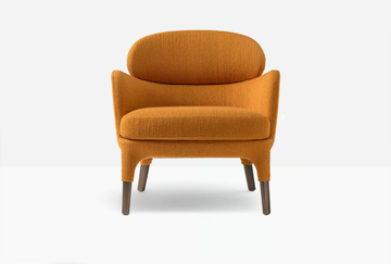 ESTER LOUNGE - Fabric armchair with armrests by Pedrali - view 3