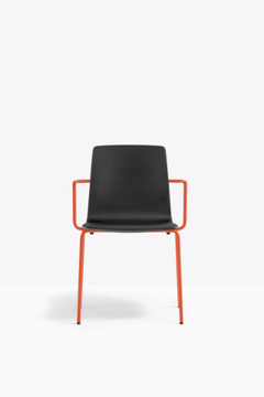 INGA 5604 - Stackable technopolymer chair with armrests by Pedrali - view 3