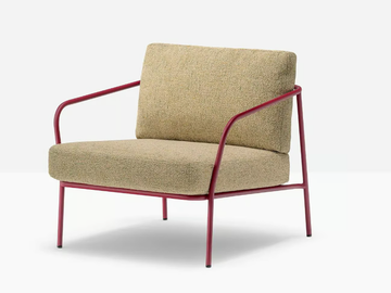 NOLITA RELAX - Fabric garden armchair with armrests by Pedrali - view 2