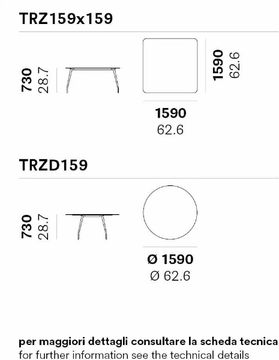 RIZZ - Round aluminium table by Pedrali - view 3