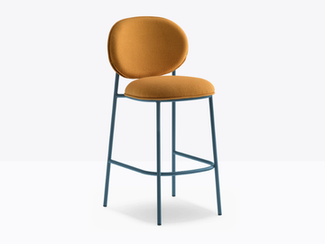 STIEL 2967 / 2968 - High fabric stool by Pedrali - view 2