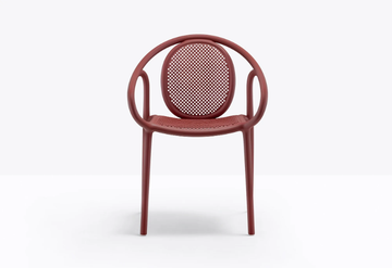 REMIND 3735R - Stackable polypropylene chair with armrests by Pedrali - view 3