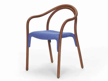 SOUL SOFT 3747 - Ash chair with integrated cushion by Pedrali - view 2