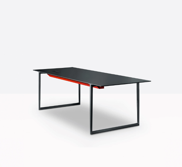 TOA DESK - Rectangular die cast aluminium office desk by Pedrali - view 3
