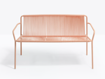 TRIBECA 3666 - 2 seater steel and PVC sofa by Pedrali - view 2