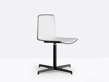 TWEET 890/2 - Swivel with 4-spoke base polypropylene chair by Pedrali - view 3