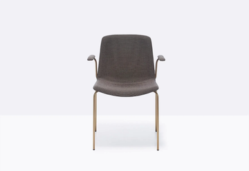 TWEET 895/2 - Upholstered chair with armrests by Pedrali - view 3