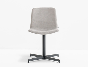 TWEET 893F/2 - Upholstered with 4-spoke base chair by Pedrali - view 3