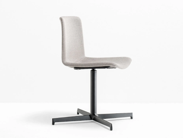 TWEET 893F/2 - Upholstered with 4-spoke base chair by Pedrali - view 2
