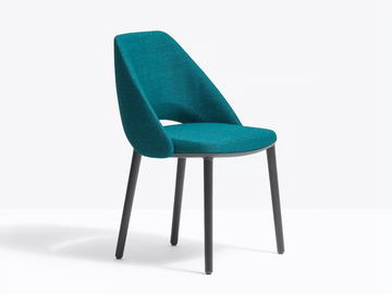 VIC 655 - Upholstered fabric chair by Pedrali - view 2