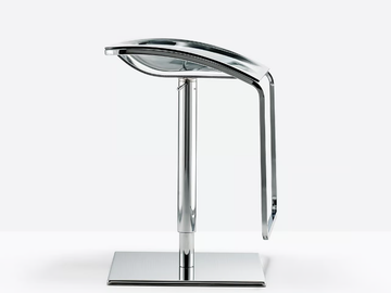 AROD 570 - Stainless steel stool height-adjustable by Pedrali - view 3