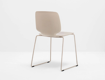 BABILA 2740 - Stackable sled base technopolymer chair by Pedrali - view 2